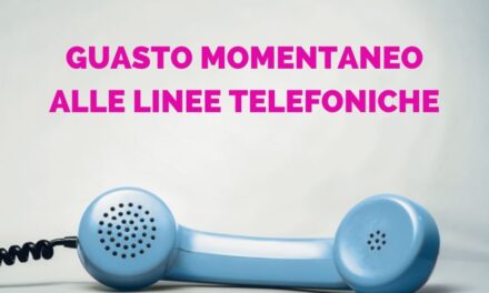 Avviso di guasto temporaneo agli apparati telefonici