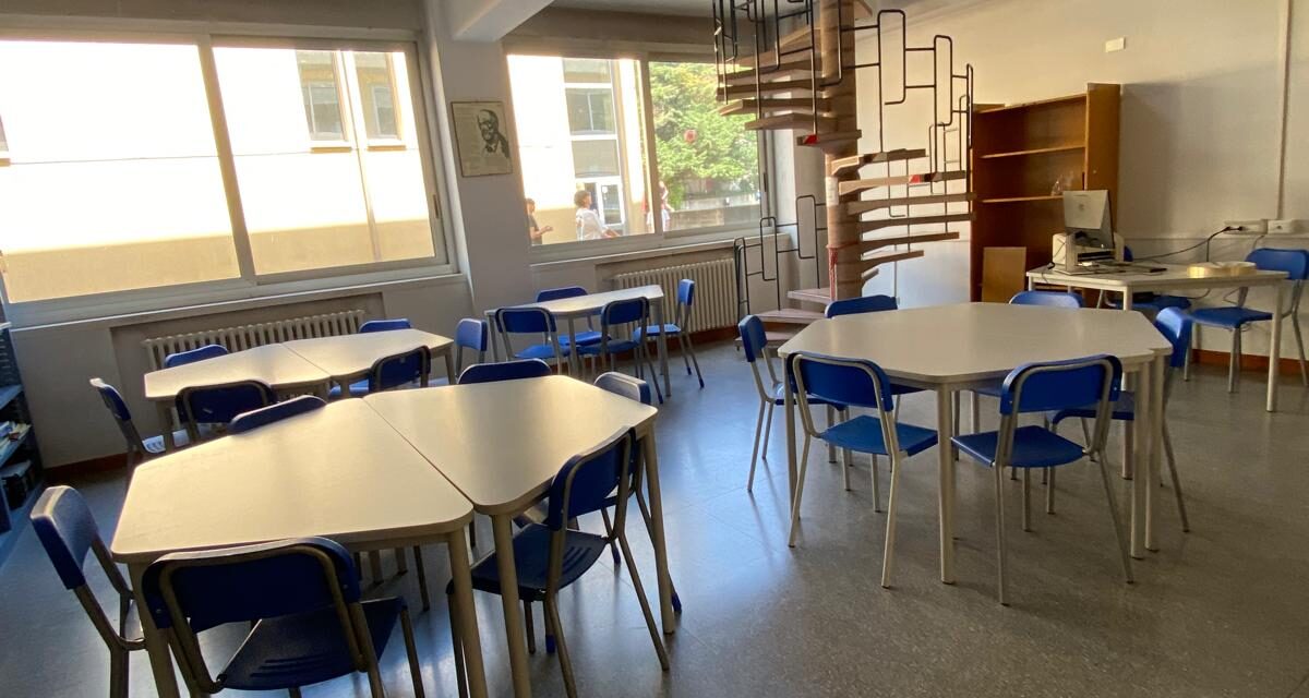 C. BINA- Nuovi spazi per il futuro: l’emeroteca dei Licei di viale dei Tigli diventa un’aula studio multimediale e modulare